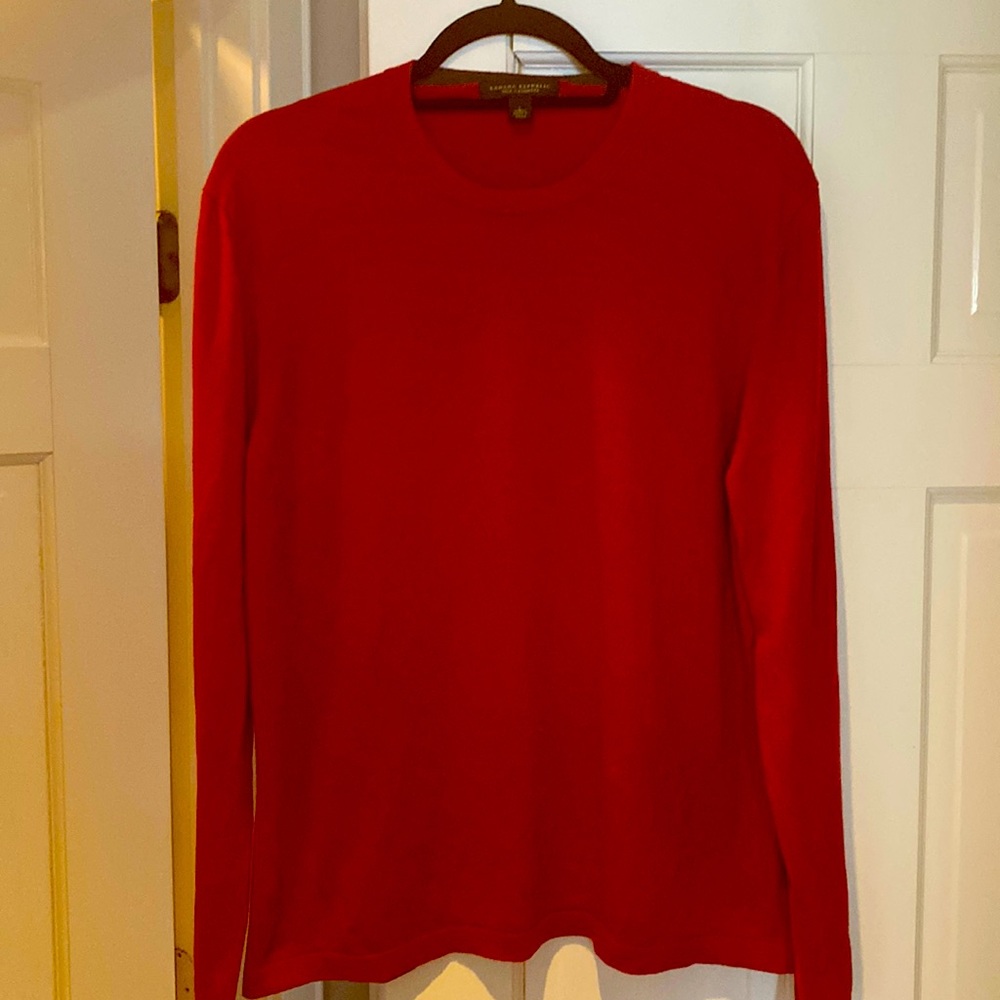 Silk cashmere banana republic sweater L